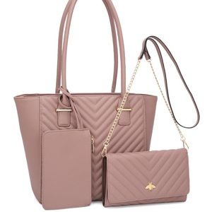 Bee tote with Crossbody